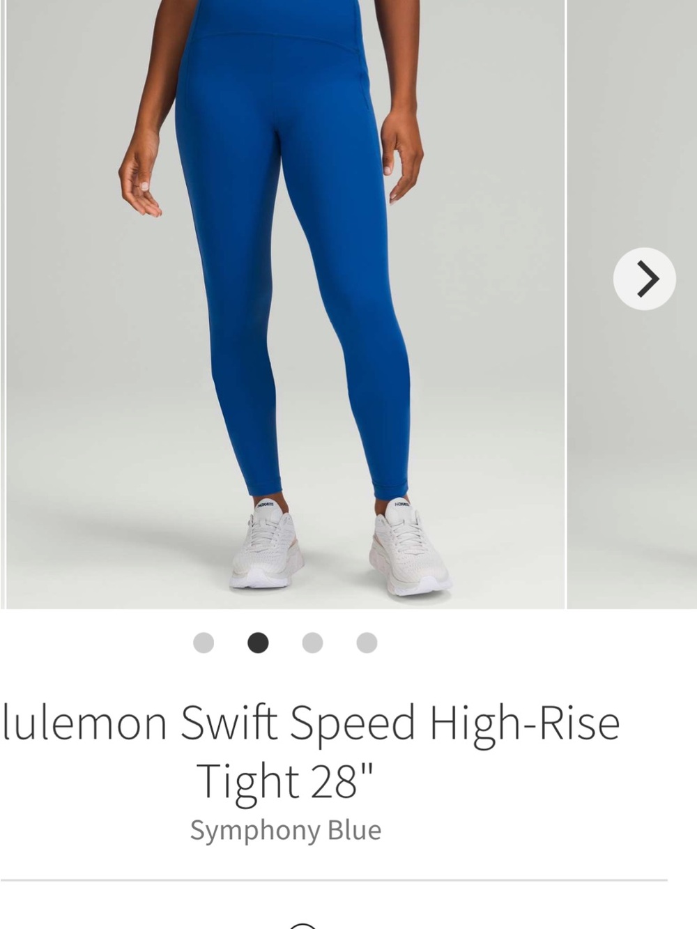 lululemon athletica Swift Speed High-Rise Tights in Symphony Blue